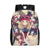 Its Bags Pokemon Backpacks Daypack Summer Vibes mochila Outdoor Zipper Closure Rucksack
