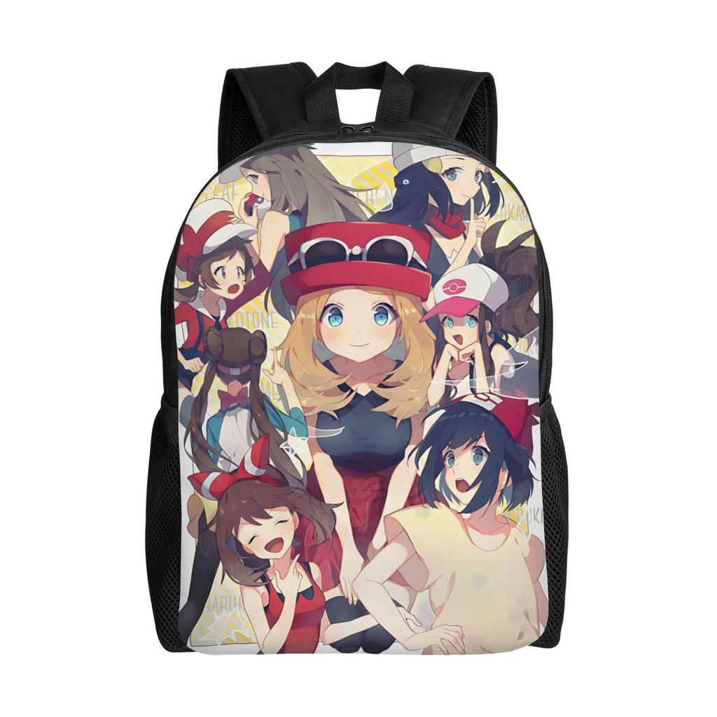 Its Bags Pokemon Backpacks Daypack Summer Vibes mochila Outdoor Zipper Closure Rucksack