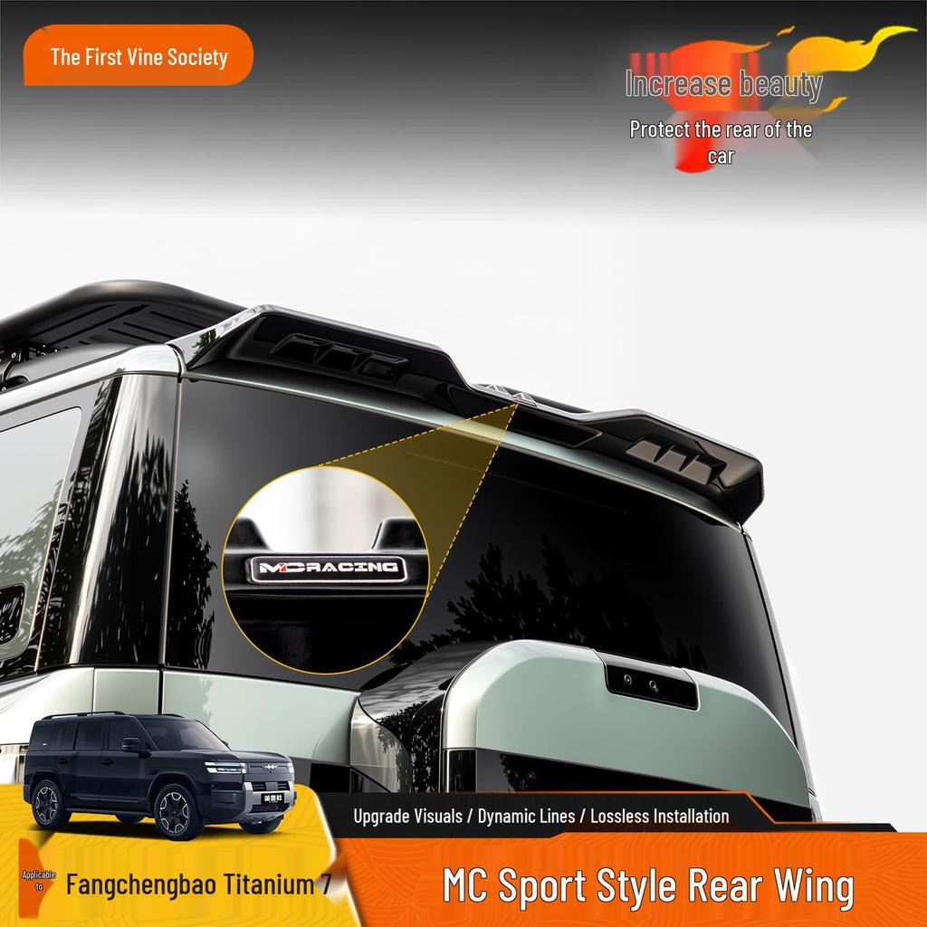 BYD Leopard 7MC Bohrloser Heckspoiler Heckflügel Dachspoiler - Auto Außen Dekoration