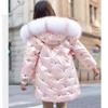 Children's Down Padded Jacket Girls' Mid-length New Middle-aged and Big Children's Foreign Style Winter Thickened Children's Clothing