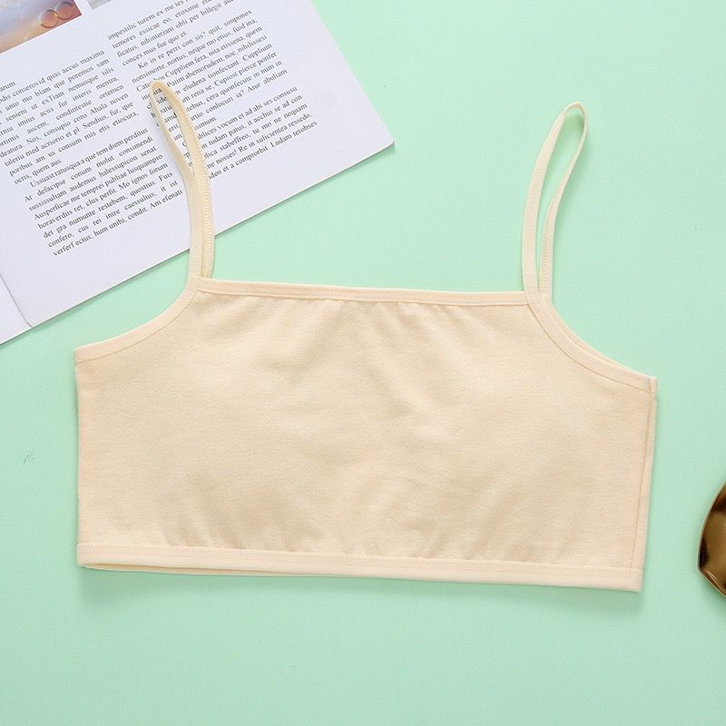 Teenage Underwear Girls Children Vest Training Bra Kids Teens Puberty 8-14Years
