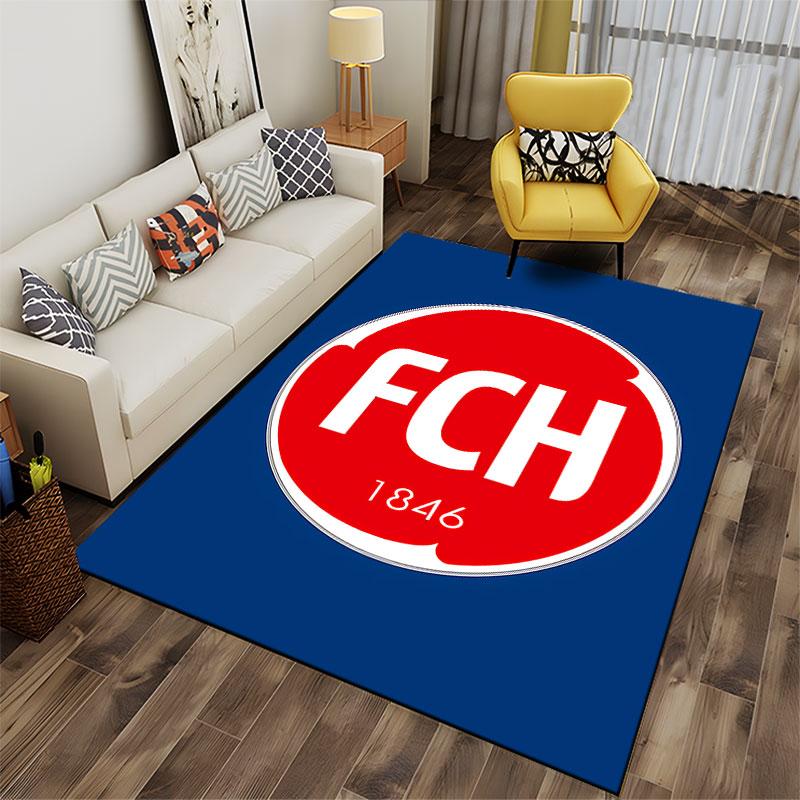 FCH Logo Design Red Circle suitable as a non-slip mat for the living room or bedroom sofa