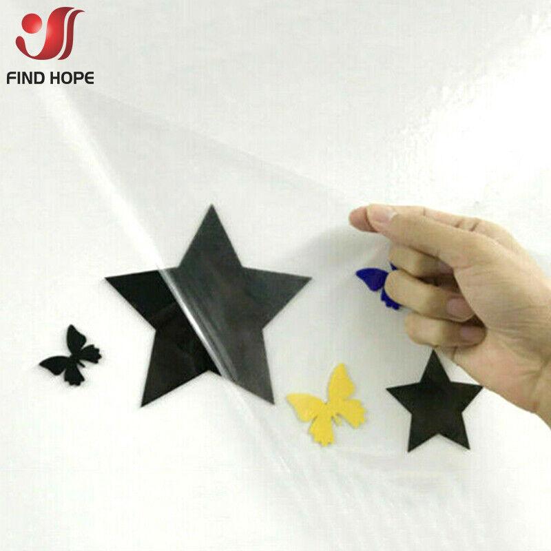 19in X 12in Hot Fix Clear Film Transfer Sheet Tools Application For Hot Press Heat Transfer Vinyl Hot Melt Rhinestone