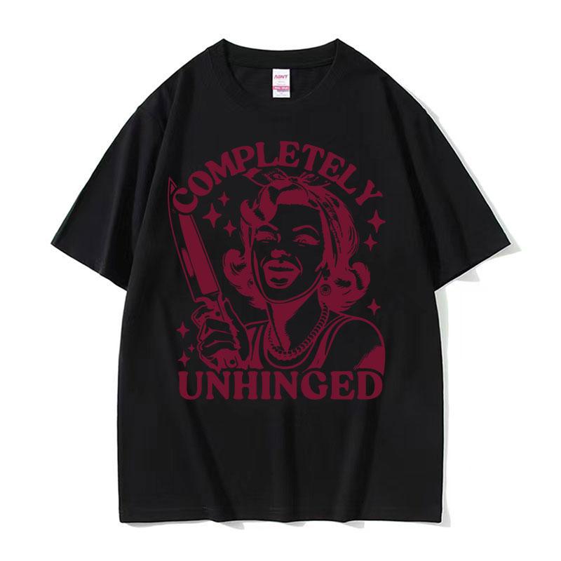 Marilyn Monroe Completely Unhinged Knife Graphic T-shirt XXXL