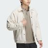 Adidas Wuji Series Cord FW24 Solid Color Corduroy Sports Casual Polo Jacket Men Jacket Talc JI8722