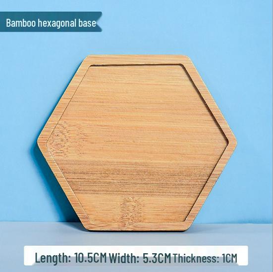 Handmade Children's Mosaic DIY Coaster Craft Kit with Bamboo Wood Tray