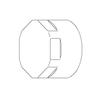 TOTO Genuine Cover Replacement Part TH71290 for Faucets and Plumbing