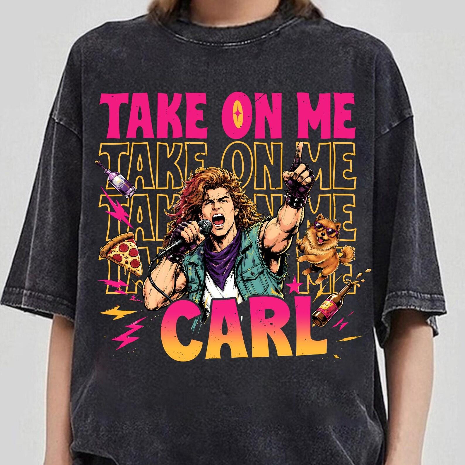 Take On Me By Carl Shirt, Dungeon Crawler Carl Karaoke, Princess Donut And Mongo, Dungeon Crawler Carl, New Achievement Tee, Ride or Roar S