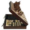 39.3Cm/15.47Inch Magnetic Wooden Chess Set With 2 Additional Queens, Folding Portable Travel Board, Suitable For Tournament