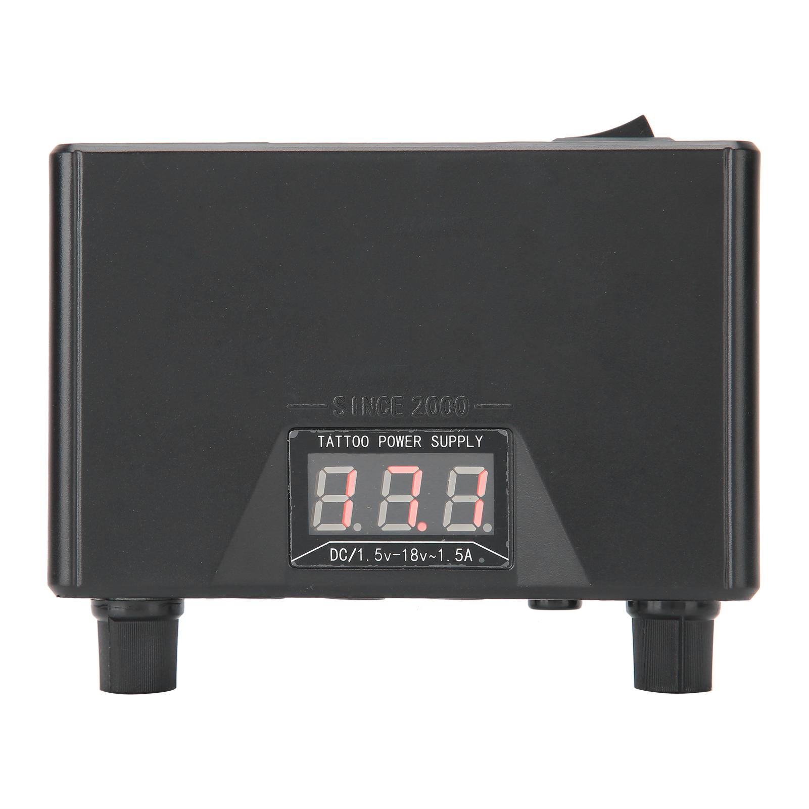 

Блок питания для тату с 3 разъемами, мини-ЖК-дисплей, для машинок для контура и тени EU Plug