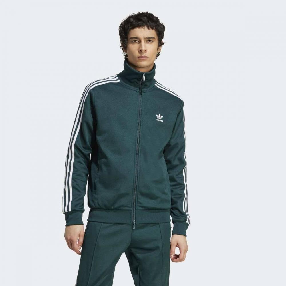Adidas Beckenbauer Track Top Green Slim Fit Jy1280