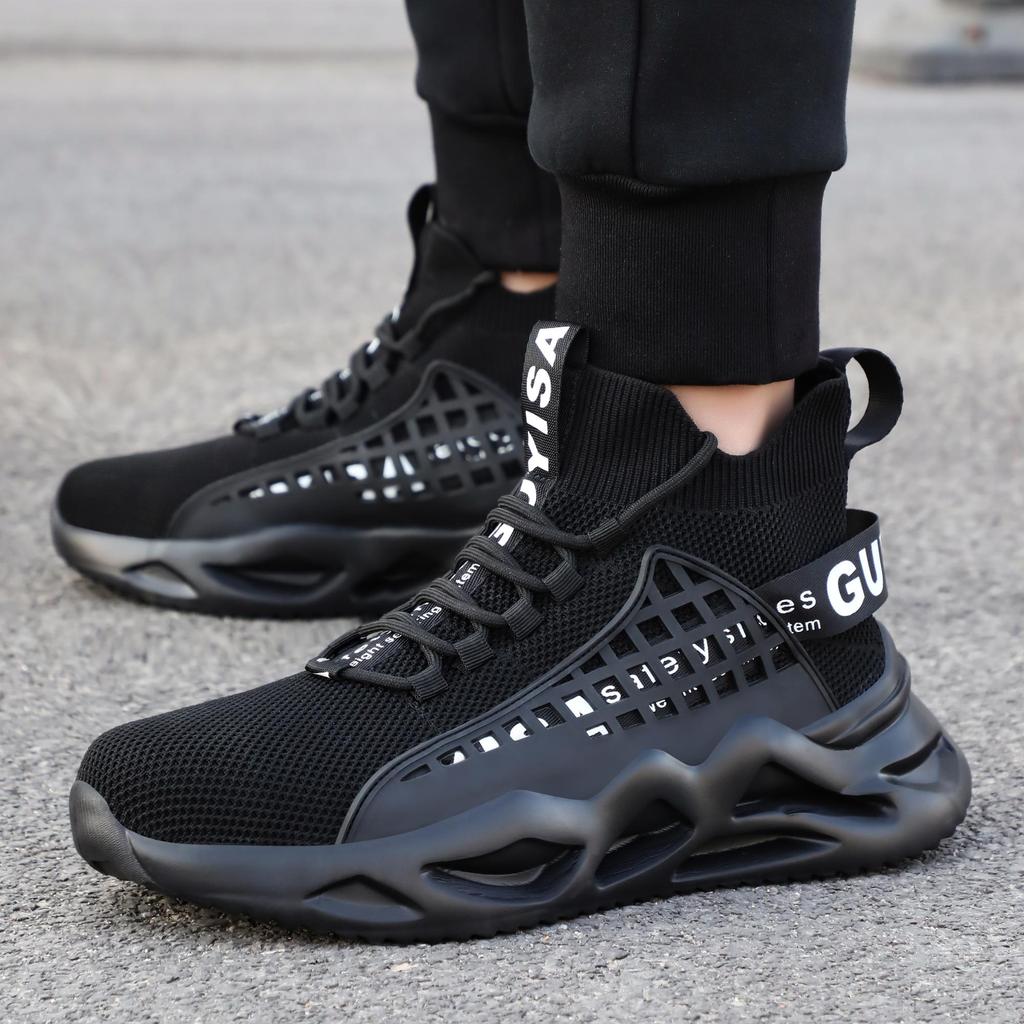 Pánská pracovní bezpečnostní obuv Pracovní tenisky proti propíchnutí Pánské nezničitelné pracovní boty Pánské boty Lehké pánské boty Bezpečnostní boty