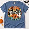 Retro Trick Or Treat T-Shirt, Cute Ghost Halloween Shirt, Spooky Season Graphic Tee, Groovy Fall Candy Tee, Vintage Halloween Party Gift