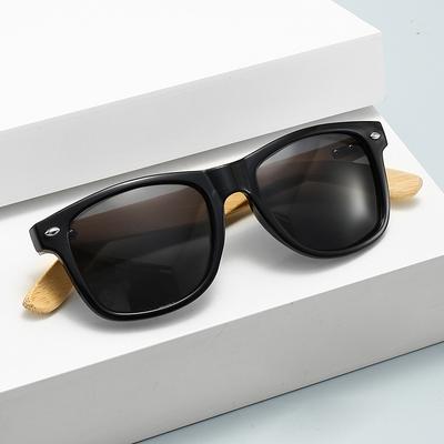 Occhiali da Sole Ultravioletti in Legno da Esterno Moda Classica Personalità Gambe in Bambù Occhiali da Sole Uomo Donna UV400 Occhiali da Sole Sportivi