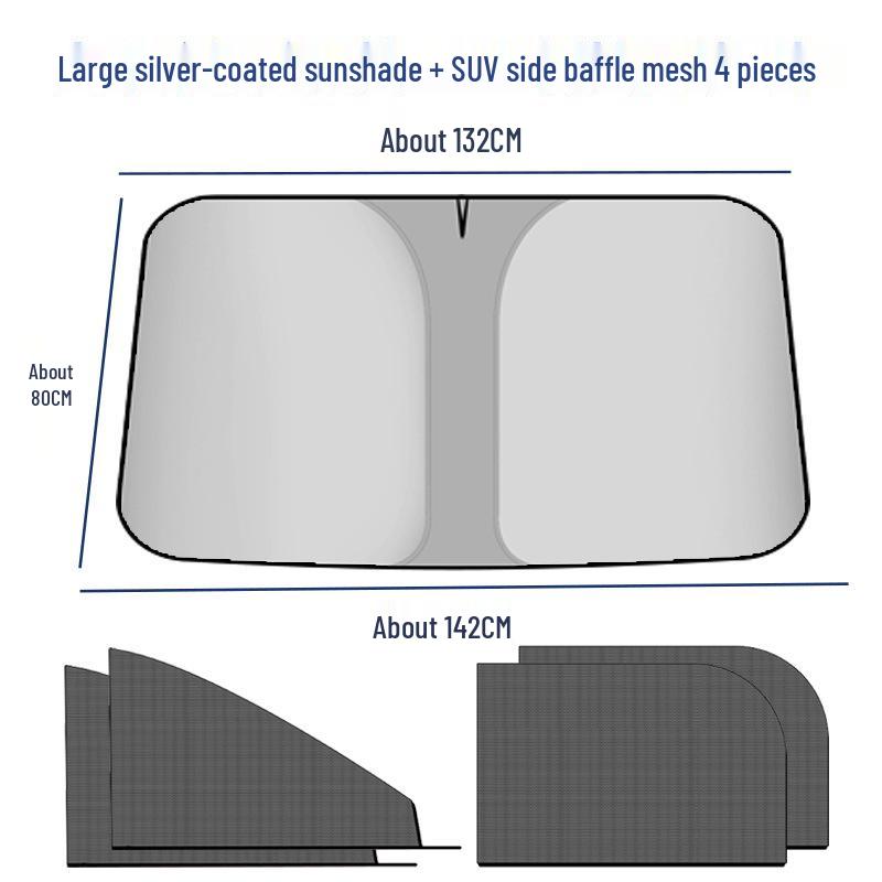 Front Windshield Summer Car Sunshade - Heat Insulation Sun Protection Cover