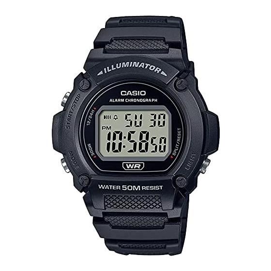 [Casio] CASIO Стандартные цифровые часы W-219H-1AV Мужские Дешевые Casio Chipkashi Черные Зарубежная модель [Параллельный импорт]