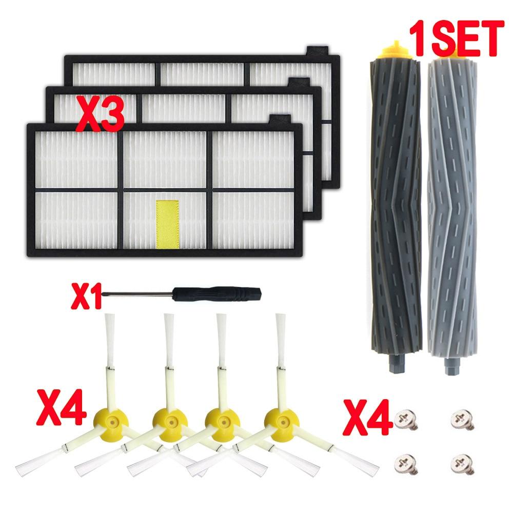 Hlavní kartáče a filtry Kartáč pro iRobot Roomba Díly Sada Série 800 860 865 866 870 871 880 885 886 890 900 960 966 980