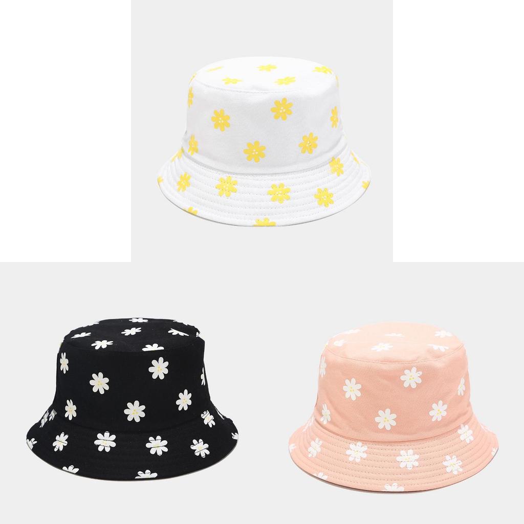 Sommer Damen Fischerhut mit Blumenmuster und breiter Krempe zum Sonnenschutz für den Außenbereich, Freizeitkleidung