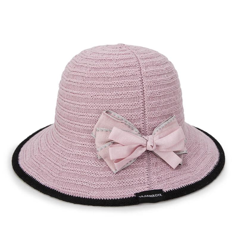 

ZHENYUEQI Women s Breathable Foldable Bowknot Bucket Sun Hat