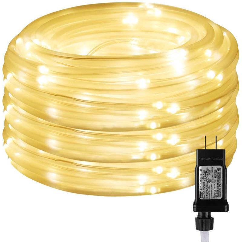 Outdoor Waterproof Plug-in Copper Wire String Lights - 100 Decorative Color Lights