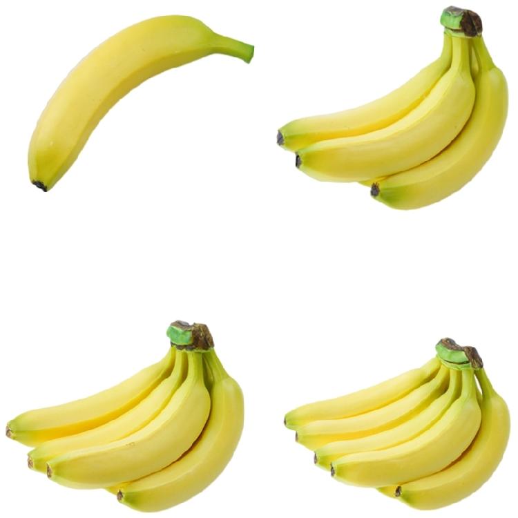 Banana Artificiale Banana Realistica Frutto di Banana Decorazione per Cucina per Decorazione Festa Cesto Esposizione Fotografia