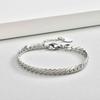 Goxygen Thick NK Chain Bracelets Set for Men Stainless Steel Silver Plated Hip Hop Street Wear Jewelry Cool Accessory