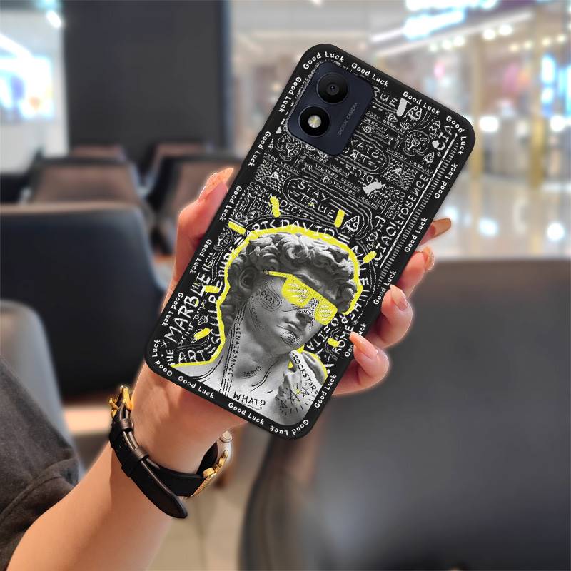 Cover Cute Phone Case For Alcatel 1B 2022 Soft Case TPU Anti-knock Silicone Fashion Design Protective Back Cover Durable
