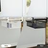 Under-Desk Drawer with Rod, Invisible Storage Box under the Desk, Workstation Transformation Tool, Student Desk Side Shelf