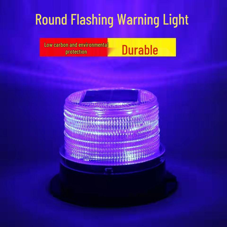 Car Solar Magnetic LED Flashing Light - Night Signal & Warning Lamp