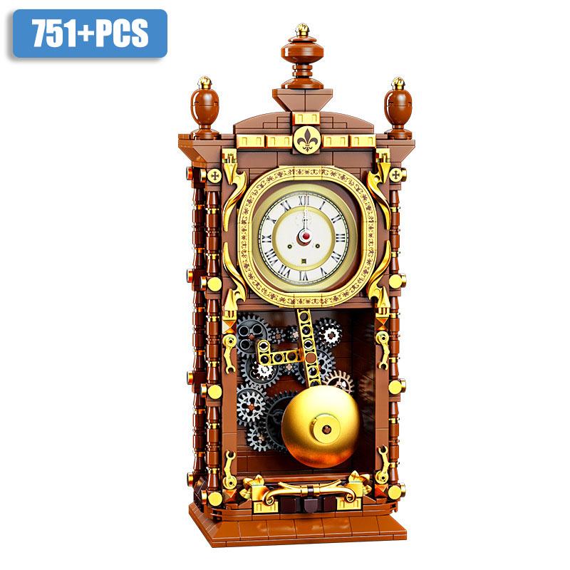 Urban-District First-Class Series-Line First-Class Moc Vintage-Design First-Class Pendulum Superior-Grade Clock Superior-Grade Retro Camera