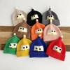 Baby hat autumn and winter new men's and women's ear protectors cute wool hat infant pacifier big eye hat