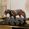 Modern Licht Luxe Luipaard Hars Ornament voor Huis- of Kantoor Decoratie