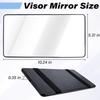 Car Sun Visor Mirror, Cosmetic Makeup Mirrors With Straps, HD Cars Interior Cosmetic Mirror, Car Accessories For Women Universal Sun Visor Mirrors