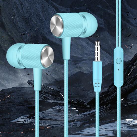 Wired Earphone Heavy Bass HD-compatible Calling In-ear 3.5mm High Sensitivity Wired Earphone Phone Supply