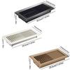 Carbon Steel Floor Register High Efficiency Air Vent Covers 2-Pack Floor Vent Covers  Home Floor