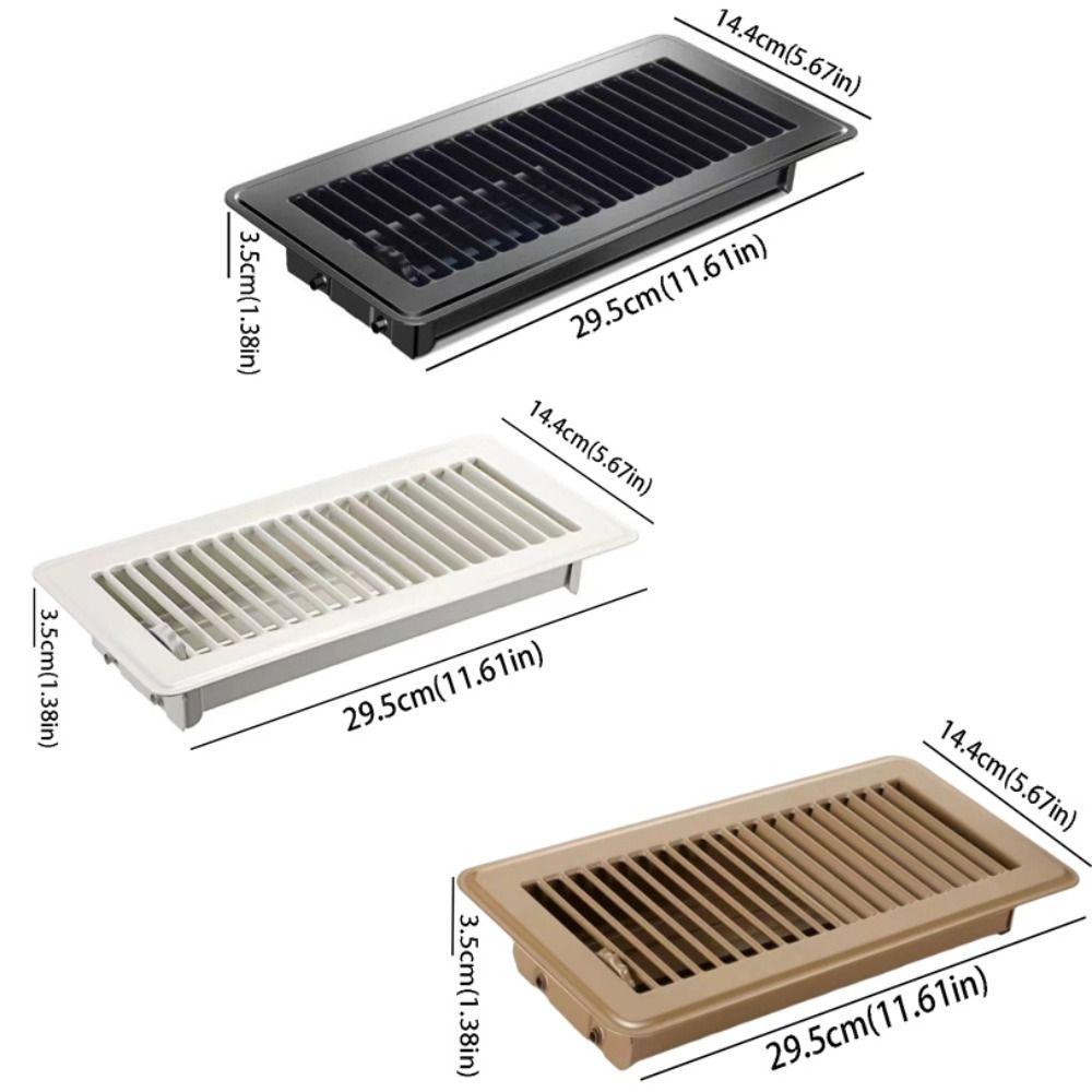 Carbon Steel Floor Register High Efficiency Air Vent Covers 2-Pack Floor Vent Covers Home Floor
