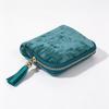 Velvet Multi-layer Jewelry Organizer: Portable Travel Storage for Rings, Necklaces, Earrings - Dustproof and Compact.