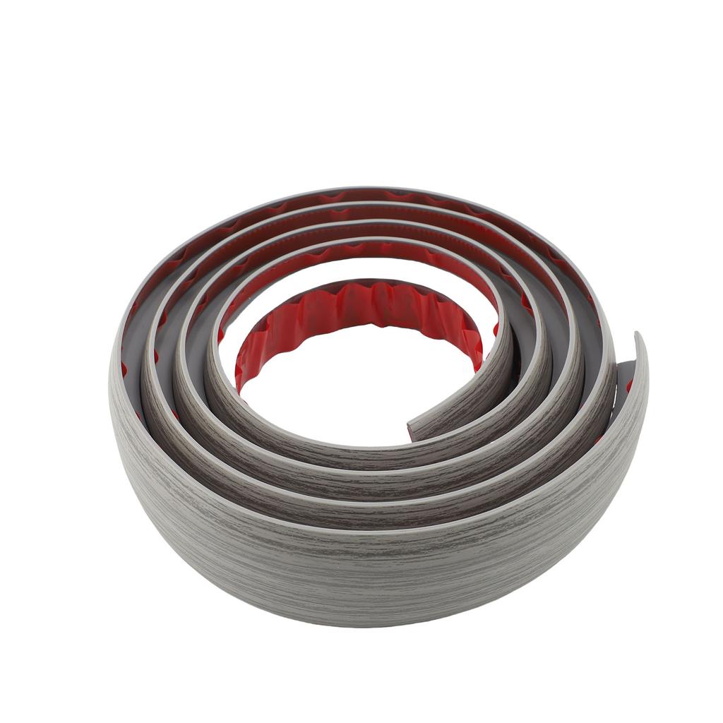 6.56FT Floor Transition Strip Self Adhesive PVC Door Threshold Strip Laminate Floor Cover Flat Divider for Connecting