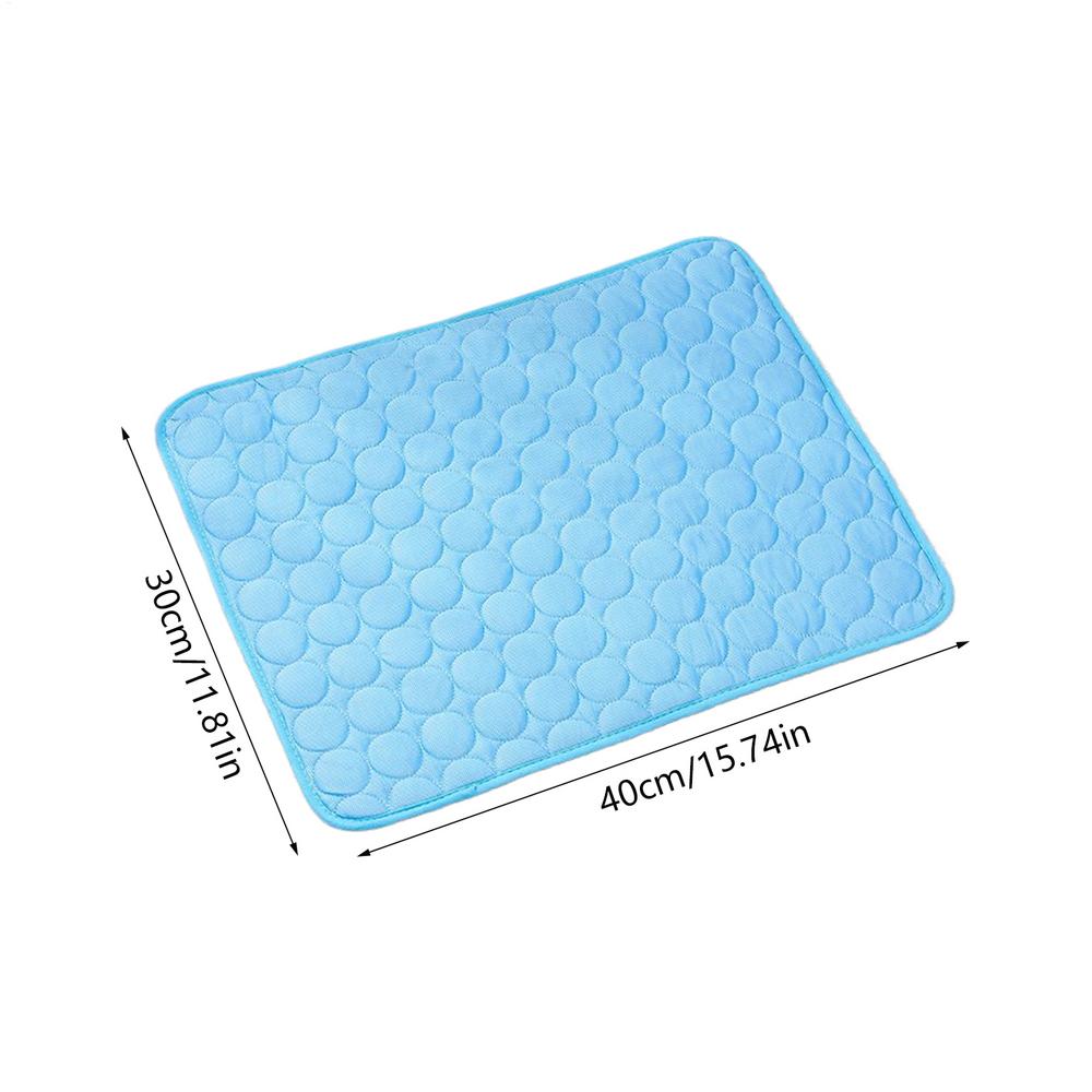 Pets Cooling Mat Washable Tear-Resistant Summer Medium Large Breeds Pet Cooling Ice-Silk Mats For Dogs Animals Camping Travel