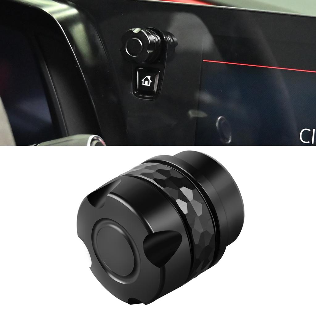 Car Radio Volume Control Knob  Red Black Silver For CHEVROLET Corvette Stingray Z06 E-Ray C8 Coupe     2025