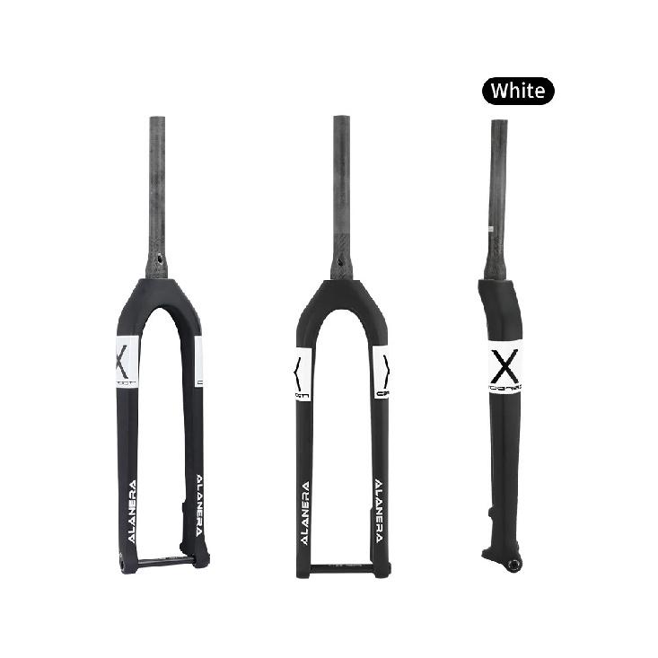 New ALANERA mountain bike, X-series 2025 T800 carbon fiber front fork, 29ER front fork, BOOST front fork, full internal wiring белый