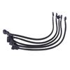 PWM 4-Pin Fan Extension Cable with Black Sleeving (11")