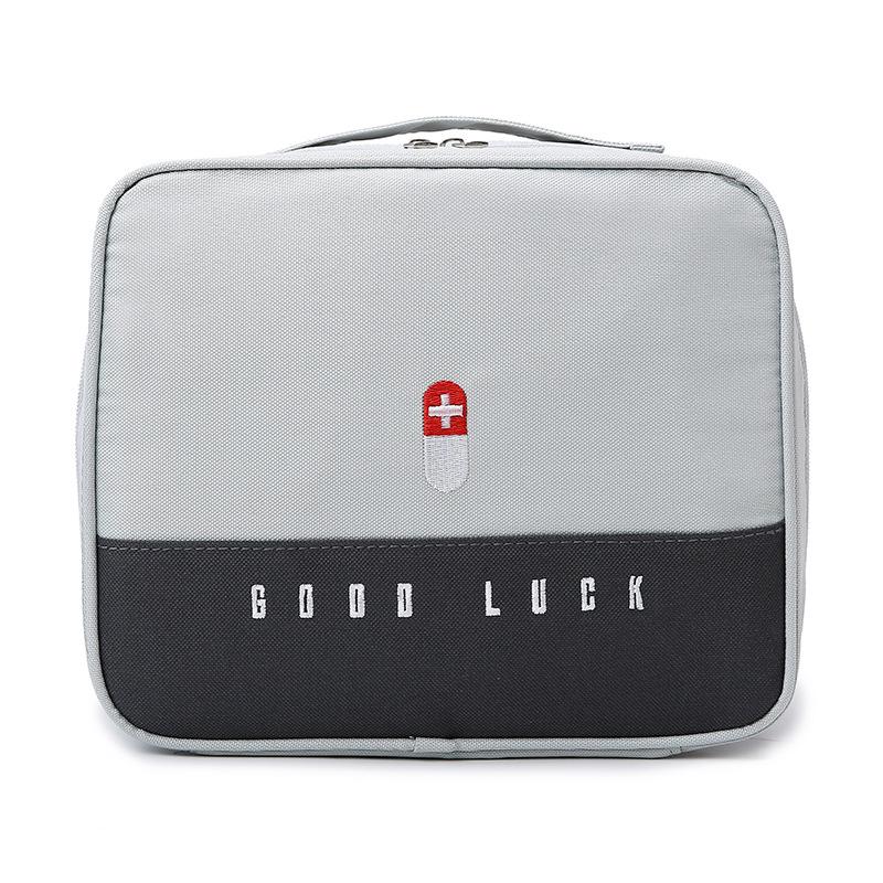 Portable Travel Medicine Storage & First Aid Kit Bag