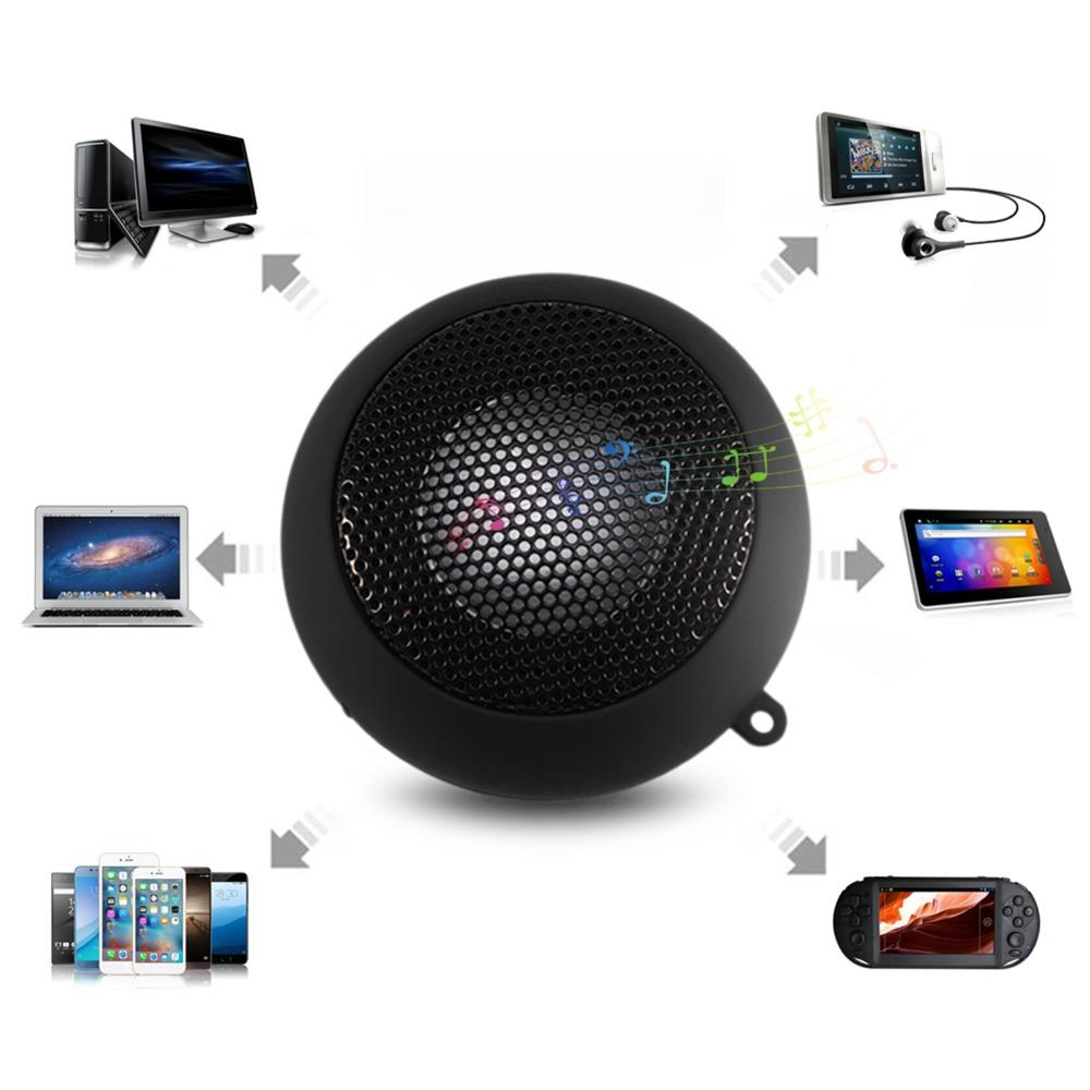 Compact Design Mini Travel Speaker 3.5mm Audio Jack Loud Speaker Compact Portable Speaker  Home Use