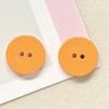 40pcs Creative Mango Buttons Peach Orange Buttons Fashionable Colored Fruits Buttons  Clothing Coat
