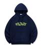 [Non-Fleece Or Fleece-Lined] Graffiti Print Hooded Sweatshirt (Type B)