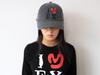 MIYHOO I Love Ex Ball Cap ( Washing Charcoal )