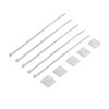 200Pcs Nylon   High Temperature Resistant Strong Nylon Self Locking Cable   with Mounts for Cable Fence