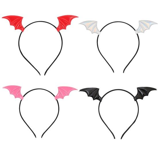 Cerchietto per capelli Cosplay con ali da diavolo, elastico ultraleggero, novità, accessori per capelli per Halloween