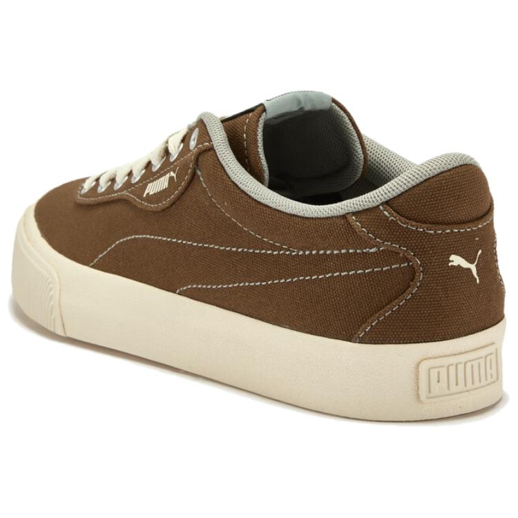 Puma IV-60 Canvas Classic Retro Versatile Low-Top Sneakers Unisex Sneakers Brown 390425-08